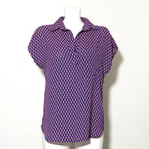 Anthropologie Pleione Pint Floral Blouse XS